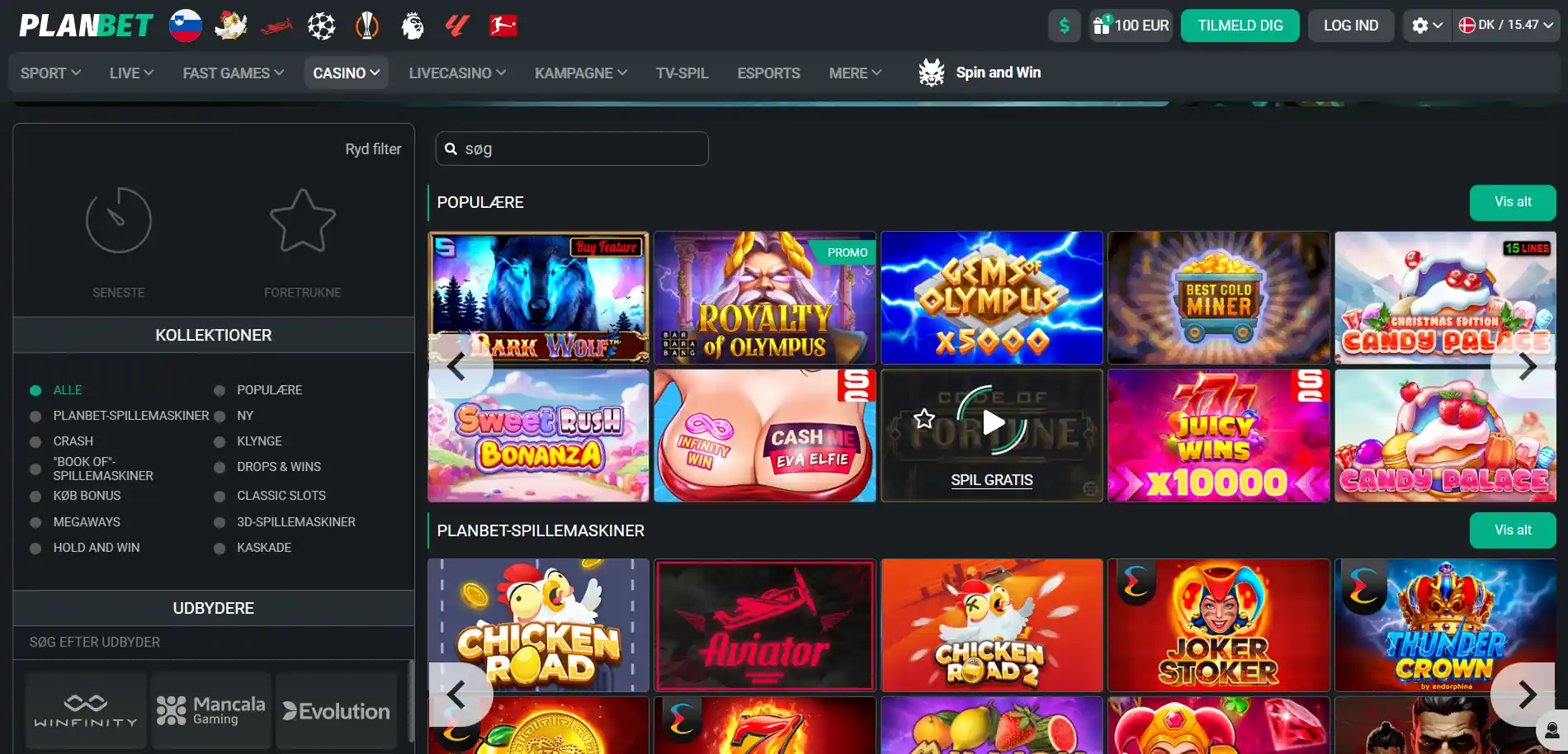 planbet casinospil